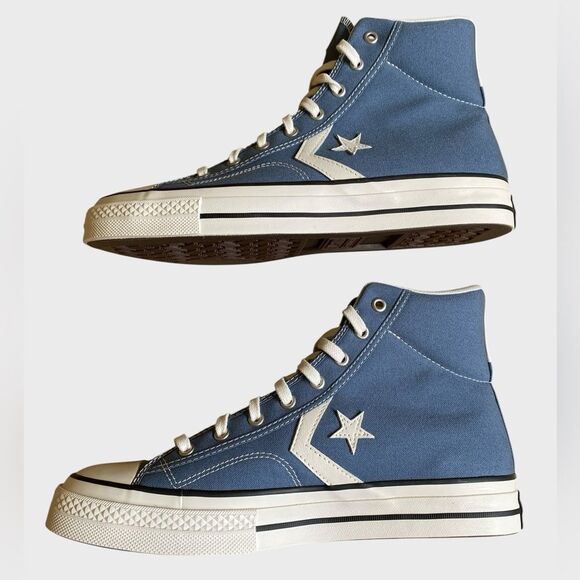 NWB Converse Star Player 76 High Top Sneakers Men's 11.5 Wm's 13 Blue Streetwear - Picture 9 of 14